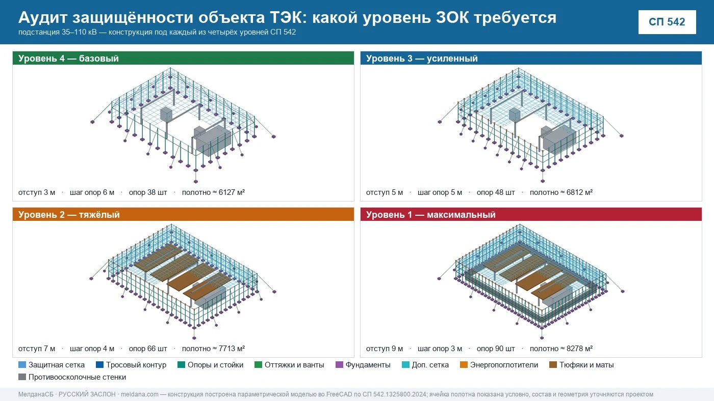 Аудит защищённости объекта ТЭК от ударов БПЛА в Калининграде 
